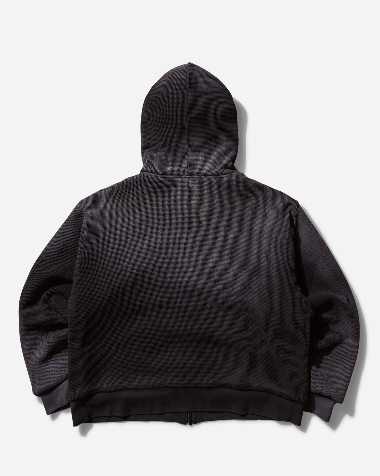 1017 ALYX 9SM Washed Effect Reversible Zip-Up Hoodie Washed Black Sweatshirts Hoodies AAMSW0241FA01 WB