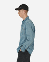 A.P.C. Surchemise Vittorio Brodee Poitrine Lightblue Shirts Overshirt COGWC-H02837 IAB