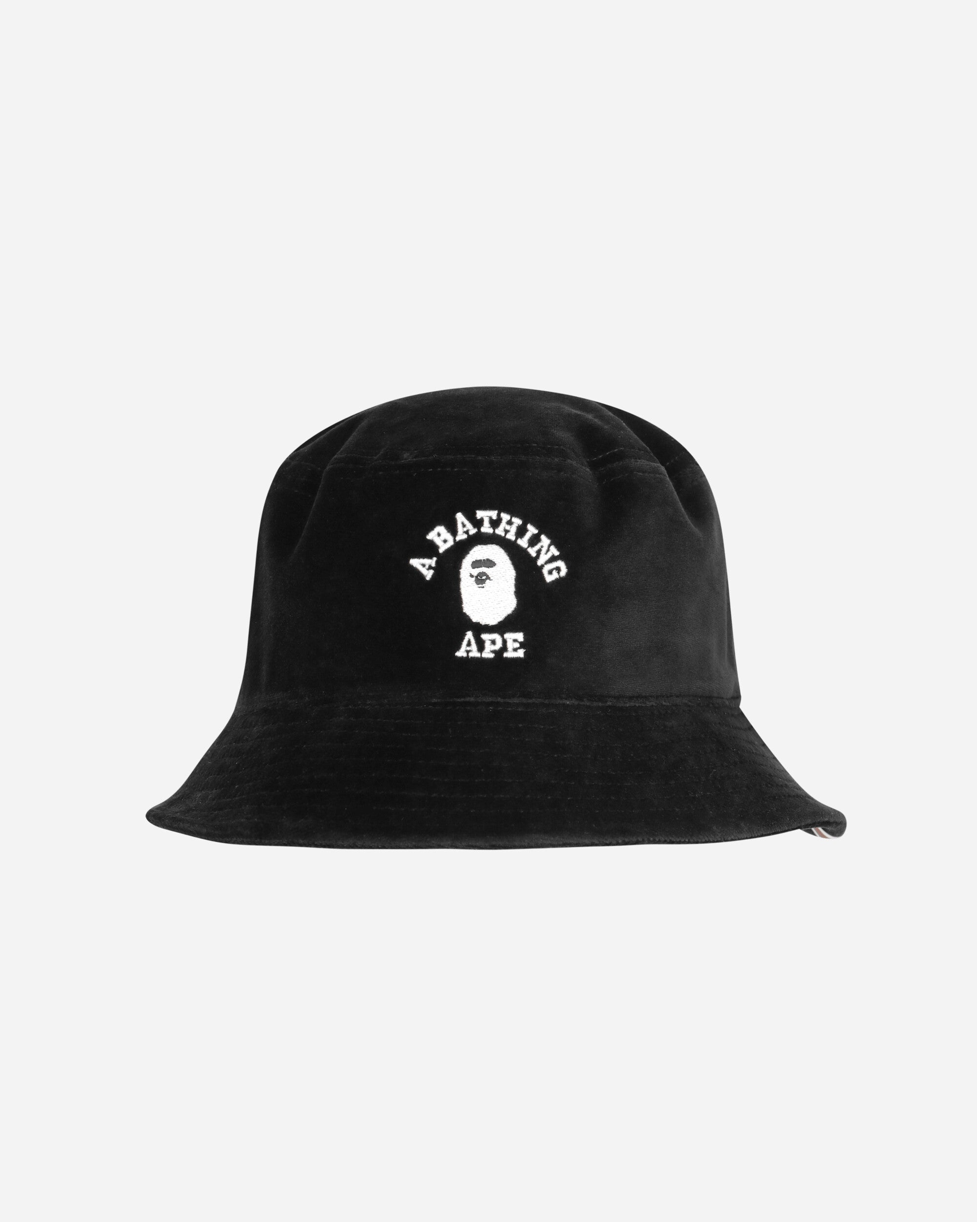 A Bathing Ape One Point Bucket Hat M Black Hats Caps 1K80181003 BLACK