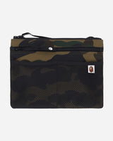 A Bathing Ape 1St Camo Cordura  Sacoche M Green Bags and Backpacks Shoulder Bags 1K30190001 GREEN