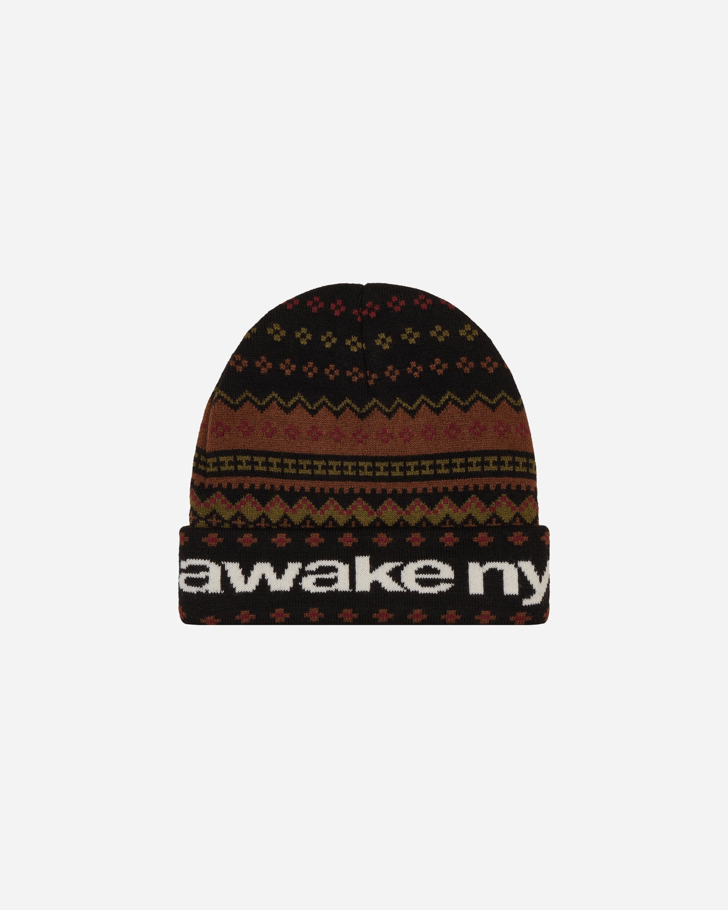 Awake NY Xtra Lodge Beanie Black Multi Hats Beanies AWK-FW23-HT009  BLACK MULTI