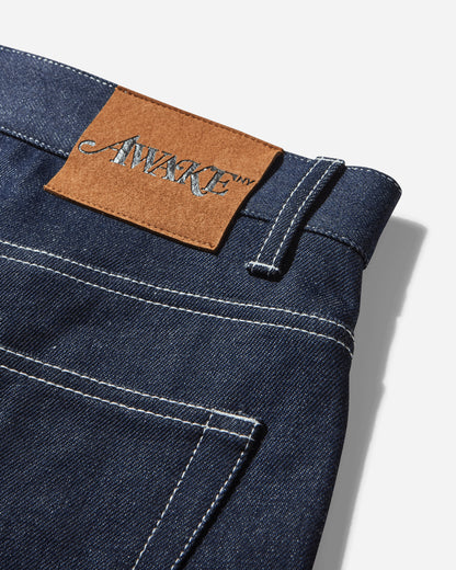 Awake NY O/S Five Pocket Denim Pant Raw Pants Denim AWK-DN-PA001 RAW