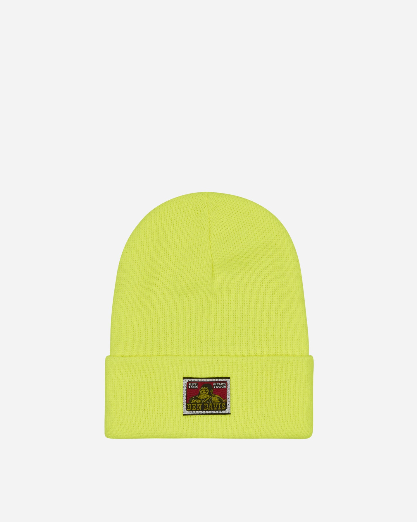 Ben Davis Beanie W Logo Safety Yellow Hats Beanies BEN9299 001