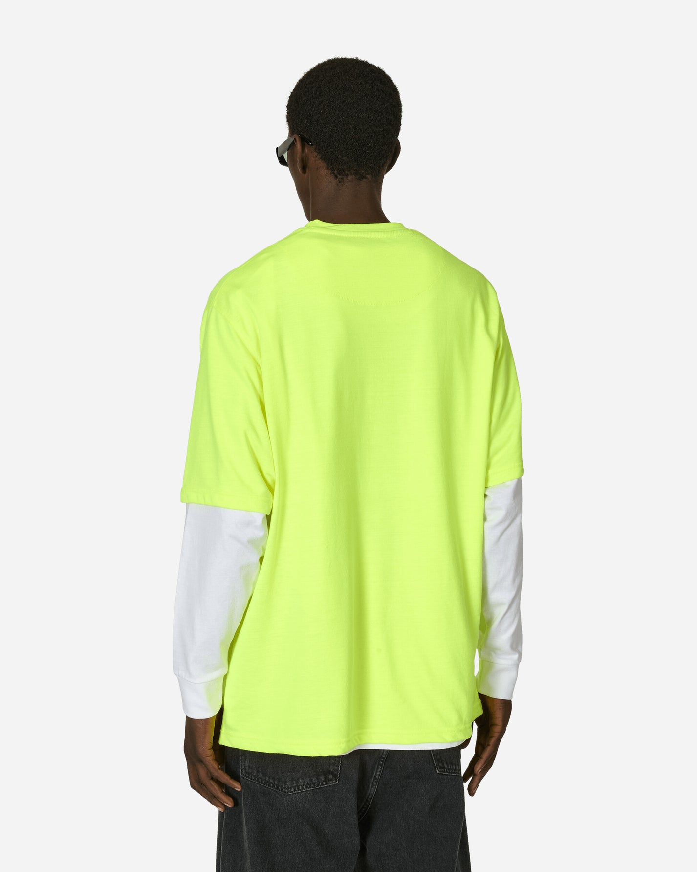 Ben Davis Classic Label Ss Pkt T-Heavyduty Hi Vis Green T-Shirts Shortsleeve BEN919 001