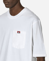 Ben Davis Classic Label Ss Pkt T-Heavyduty White T-Shirts Shortsleeve BEN910 001