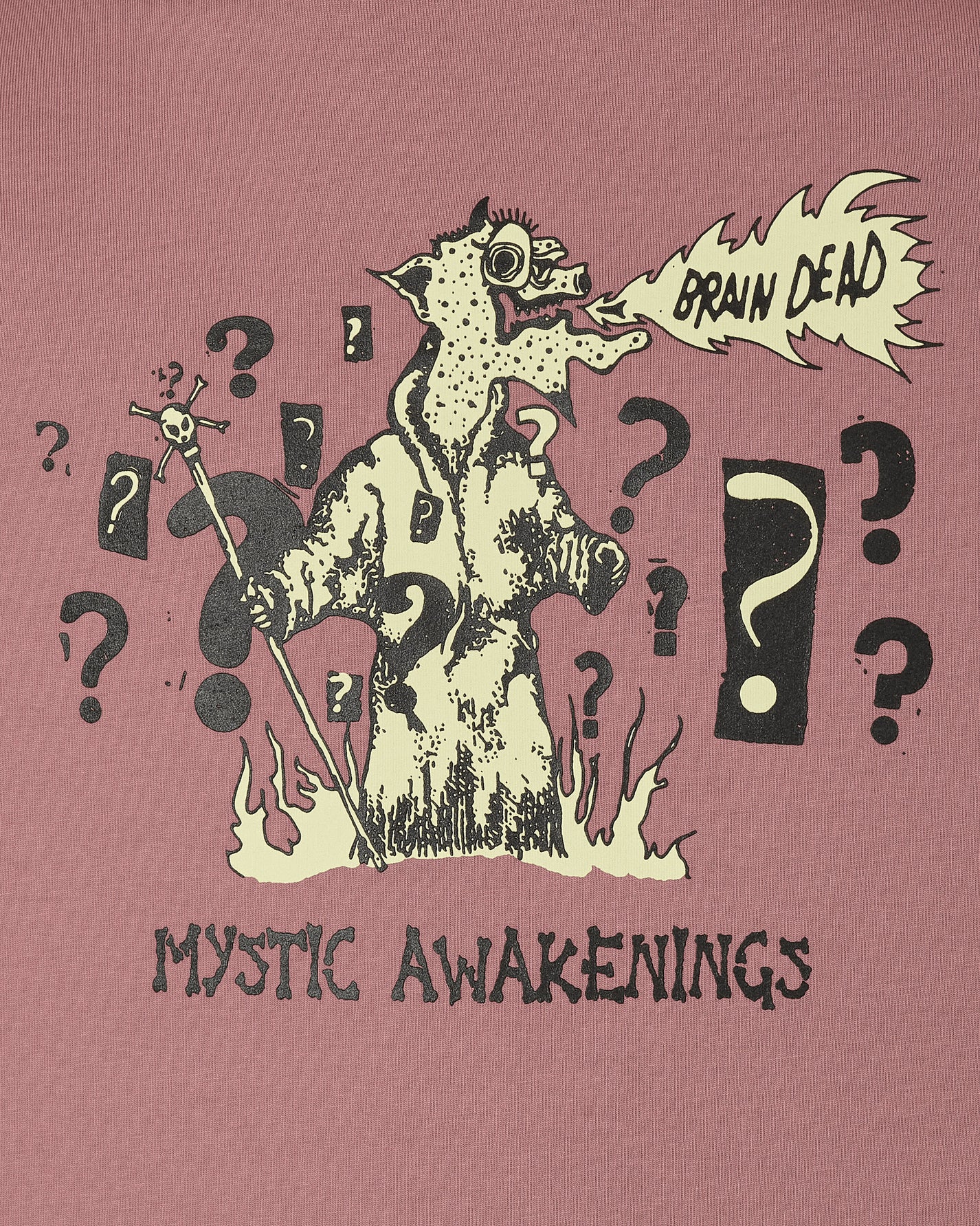 Brain Dead Mystic Awakenings T-Shirt Rose T-Shirts Shortsleeve T00003835RD R