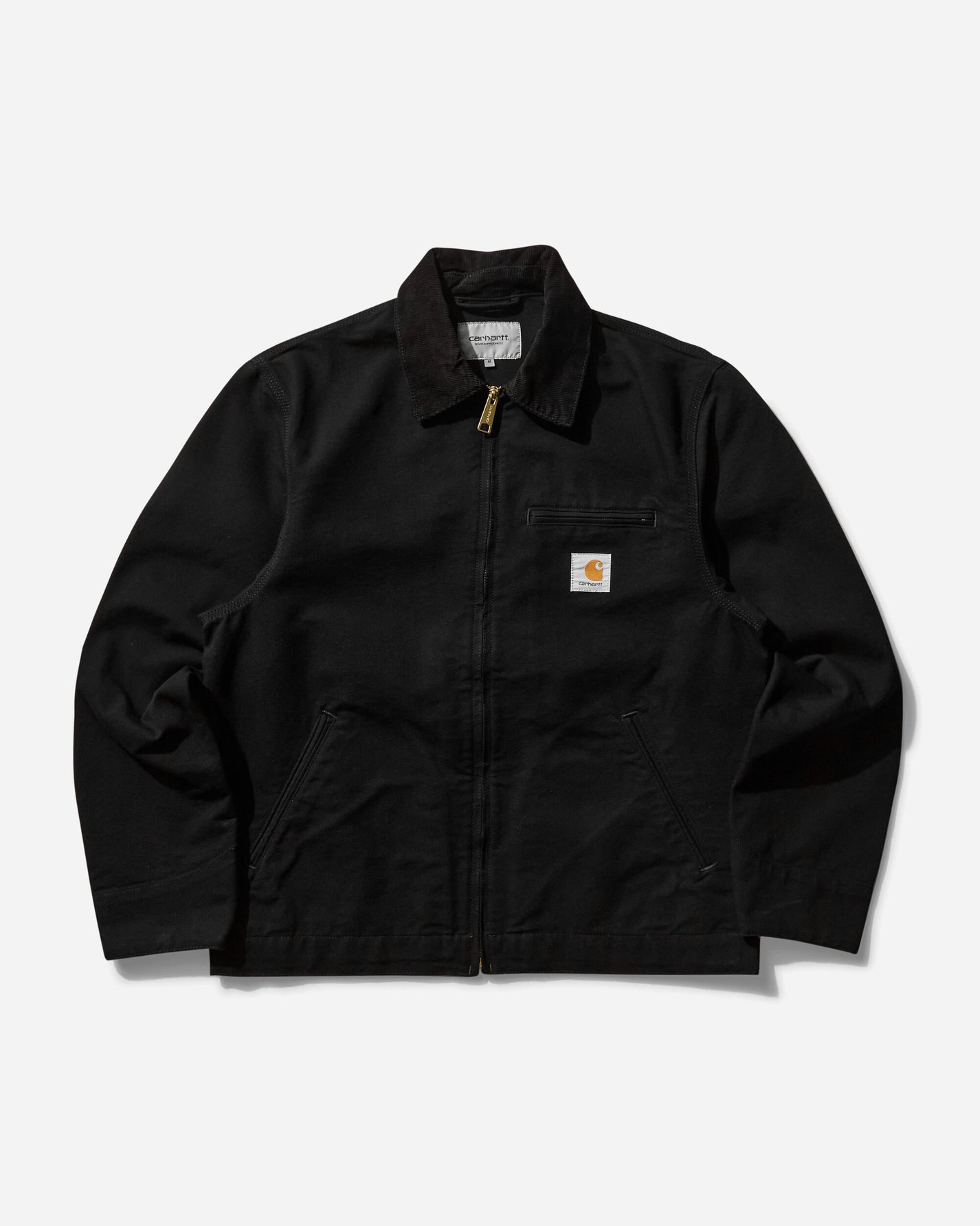 Carhartt WIP Detroit Jacket Black/Black Rinsed Coats and Jackets Jackets I033112 00E02