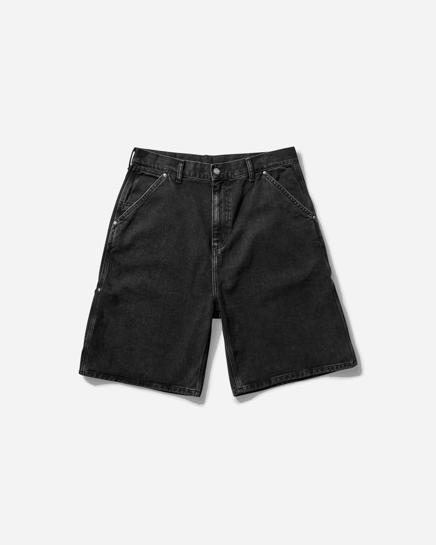 Carhartt WIP Rivet Short Black Stone Washed Shorts Short I034319 8906