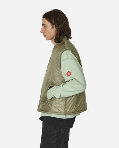 Cav Empt Warm Puff Vest Green Coats and Jackets Vests CES24JK24 001