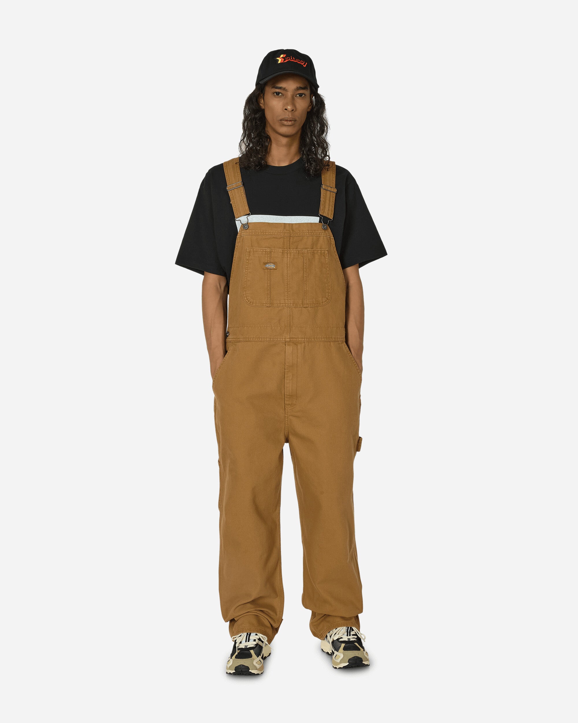 Dickies Dickies Duck Canvas Classic Bib Sw Brown Duck Pants Jumpsuits DK0A4XLX C411