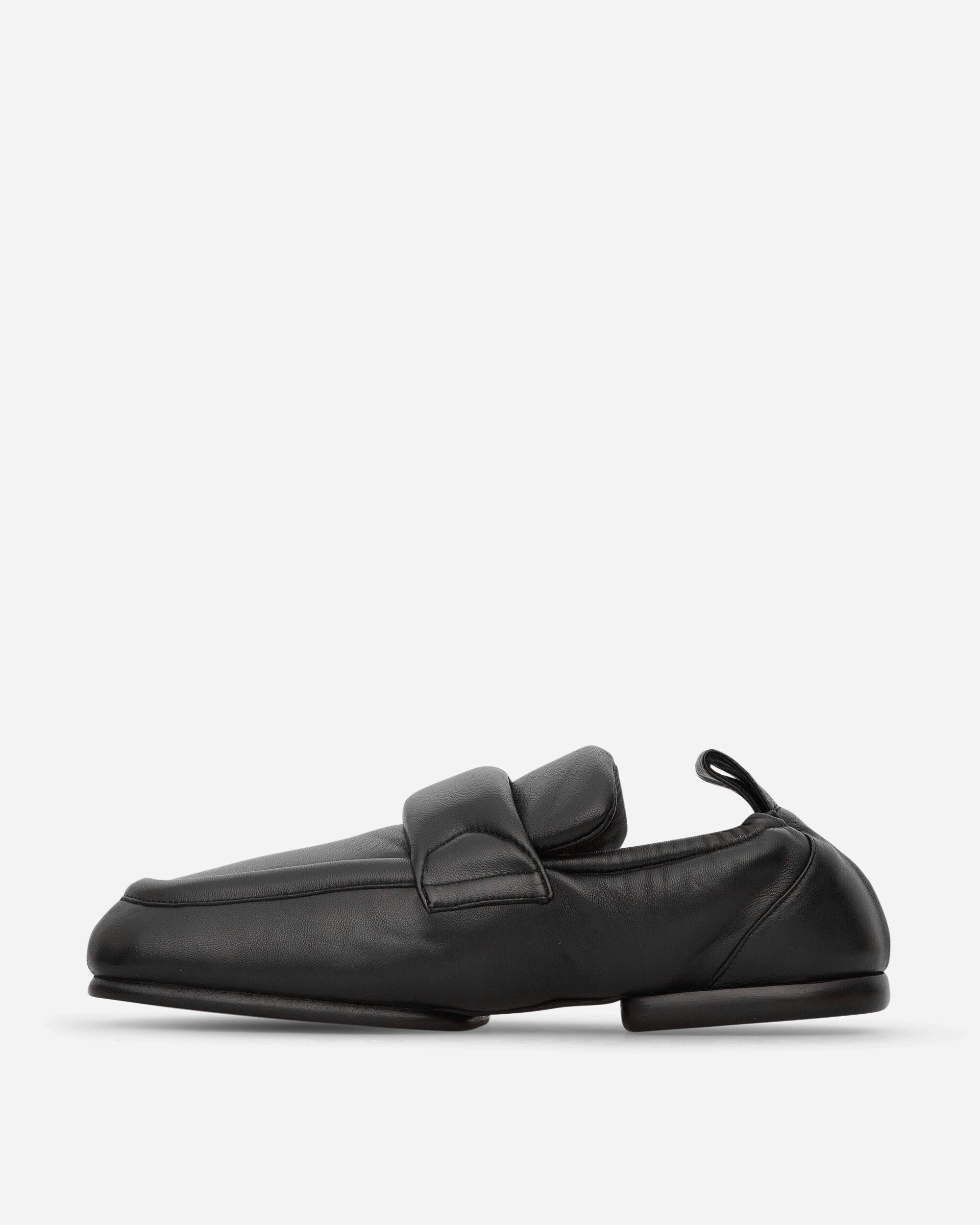 Dries Van Noten Padded Leather Loafers Black Classic Shoes Loafers DU-151 900