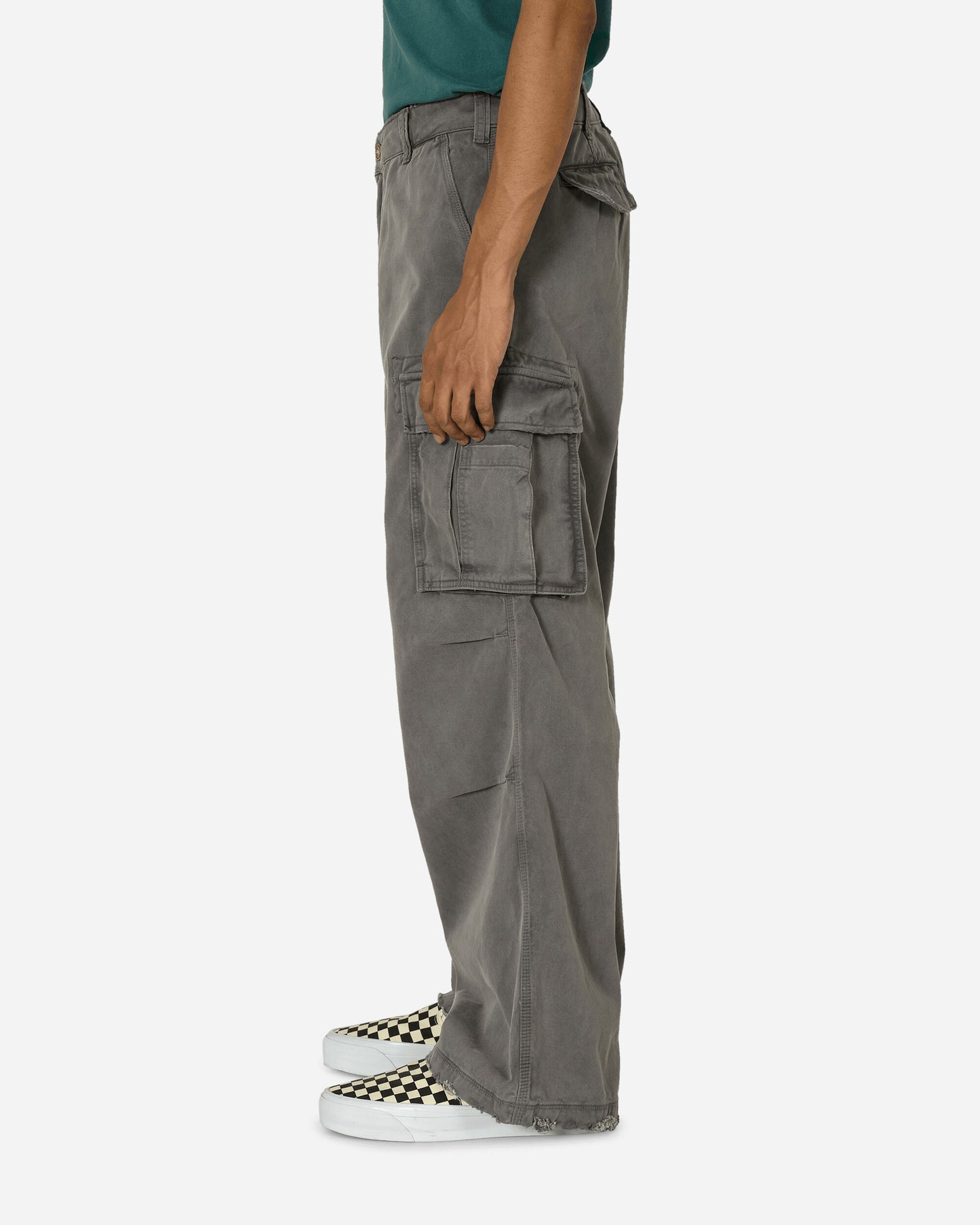 ERL Classic Cargo Pants Woven Black Pants Cargo ERL09P002 BLACK