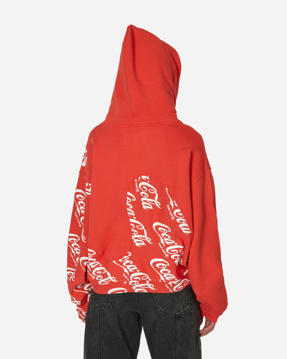 ERL Coca-Cola Swirl Hoodie Knit Red Sweatshirts Hoodies ERL08T024 1