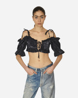 Guess USA Gusa Dyed Sangallo Top Washed Out Black Mul T-Shirts Top W4GH03WEUC0 F9CK