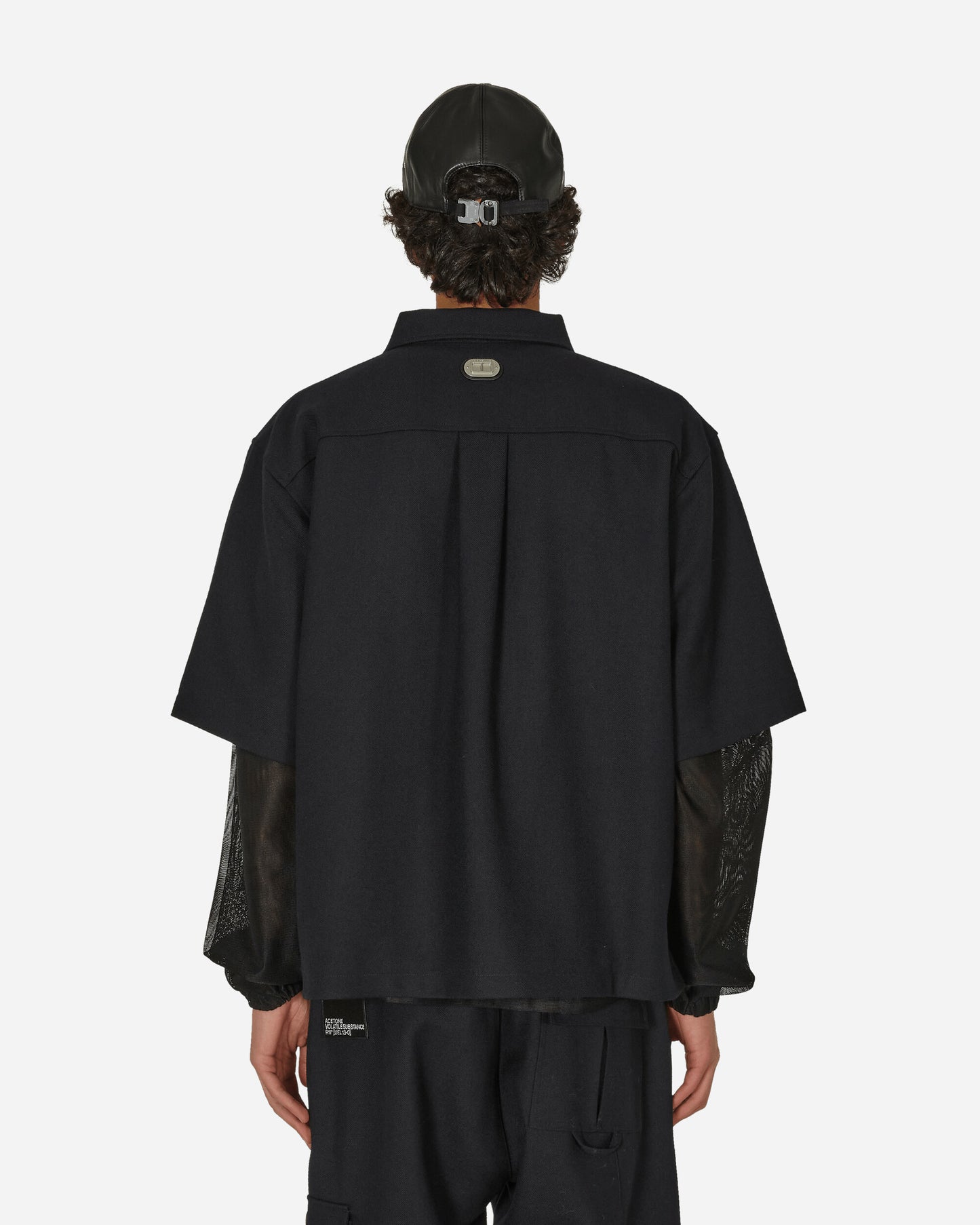 Haydenshapes Merino Factory Zip Ss Shirt Black Shirts Longsleeve Shirt HS23SN1020C 001