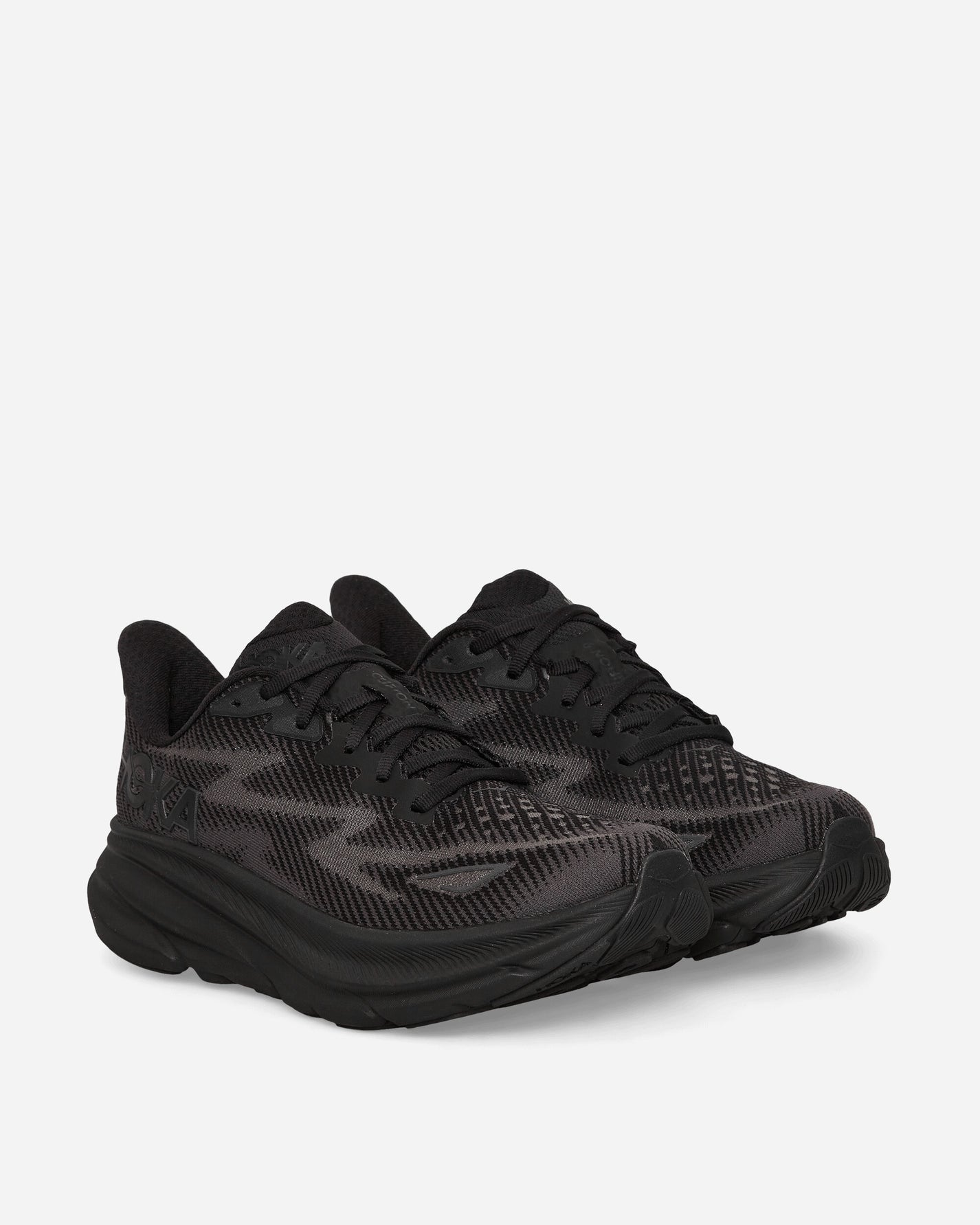 Hoka One One M Clifton 9 Black/Black Sneakers Low 1127895-BBLC