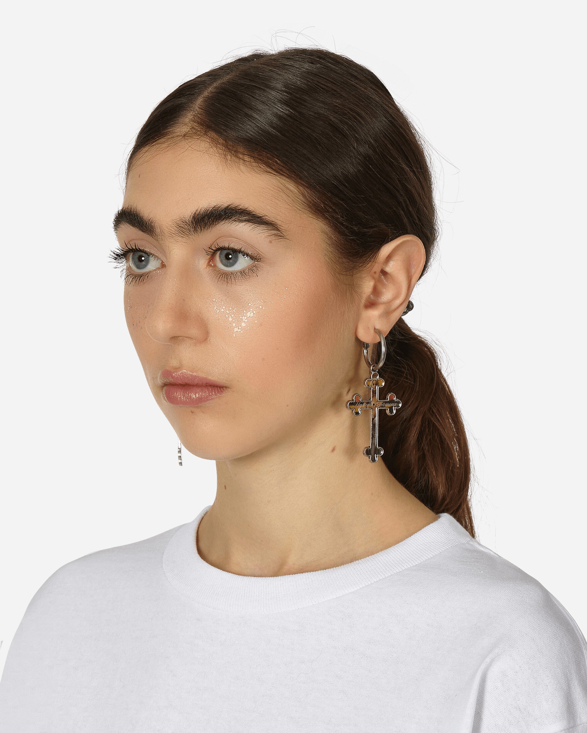 Hysteric Glamour Wmns Hypnotize Earrings Silver Jewellery Earrings 01233QA039 SILVER