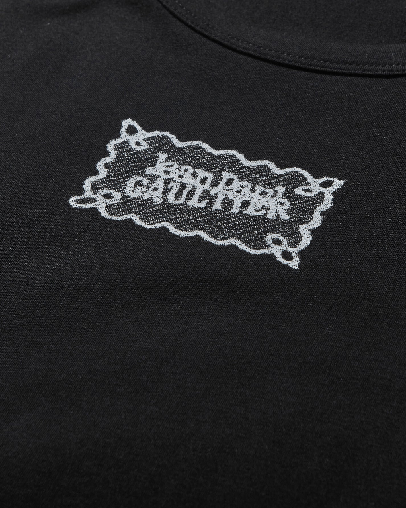 Jean Paul Gaultier Wmns Cotton Baby Tee-Shirt Black/White T-Shirts Shortsleeve 2431FTS091I-J056 0001