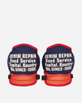 Kapital Denim Repair Knee Pad Navy Orange Skateboarding Tools K2203XG504 NVYXORANGE