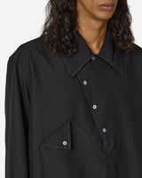 Kiko Kostadinov Jarocka Overshirt Jet Black Shirts Overshirt KKAW24SH02 069