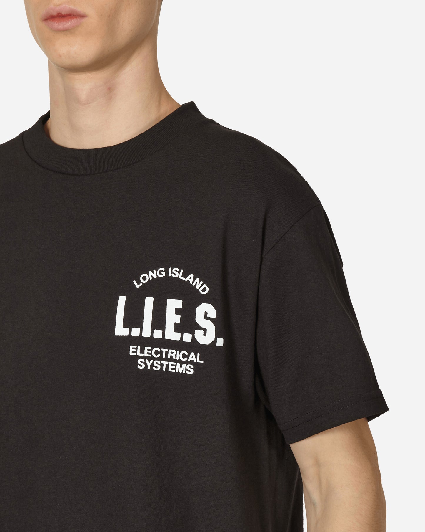 L.I.E.S. Records Classic Logo S/S T-Shirt Black T-Shirts Shortsleeve LIEST-002 002