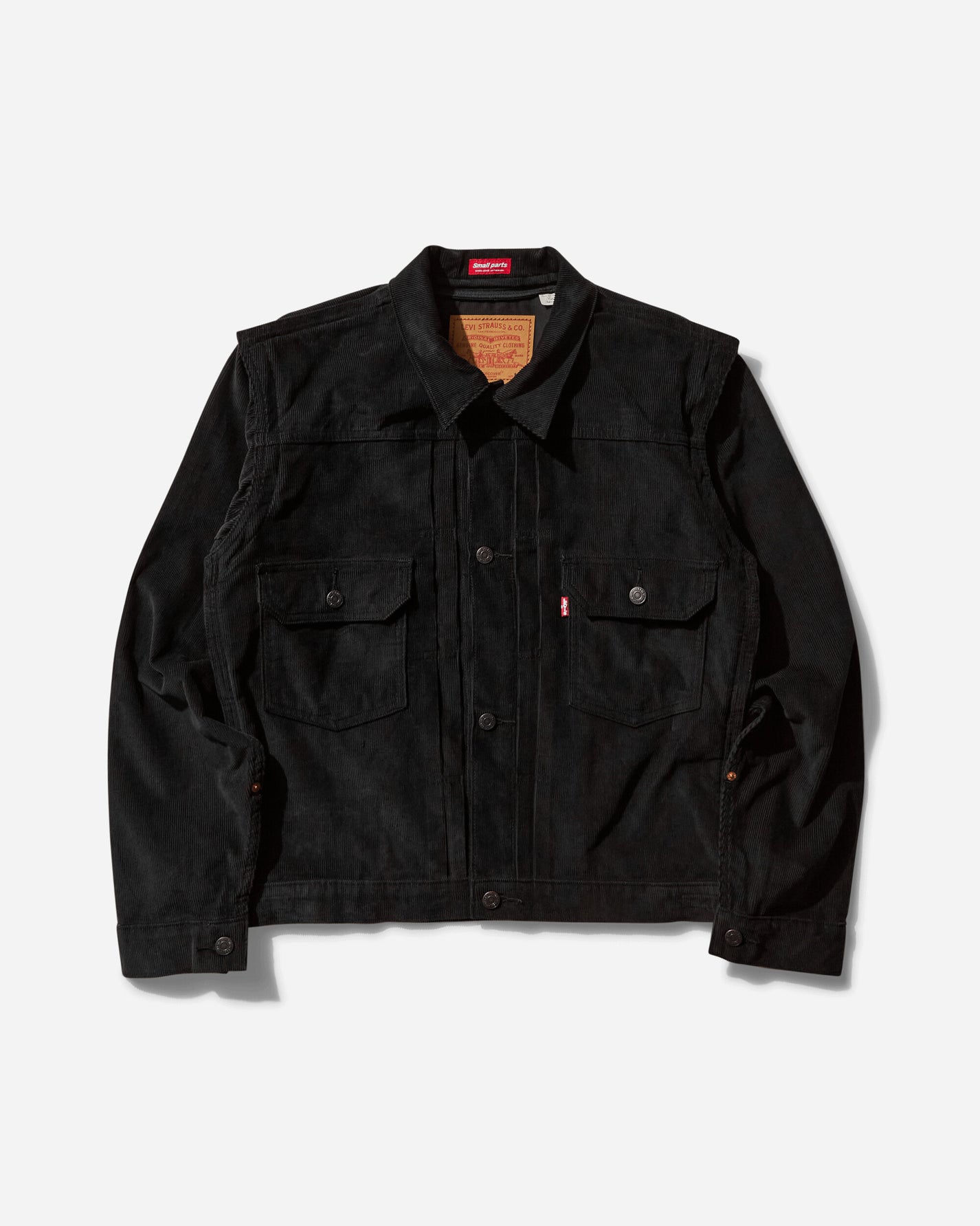 Levi's X Uc Pinnacle Trckr Cord Blacks Meteorite Coats and Jackets Denim Jackets 0020S-0000 001