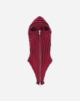 Lueder Knitted Zip Balaclava Groppo Red Hats Balaclavas LUKNITTEDZBG RED