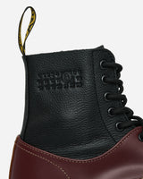 MM6 Maison Margiela 1460 - Twisted And Reimagined - Steel Toe Black / Oxblood Boots Mid Boot S66WU0125P8029 H6077