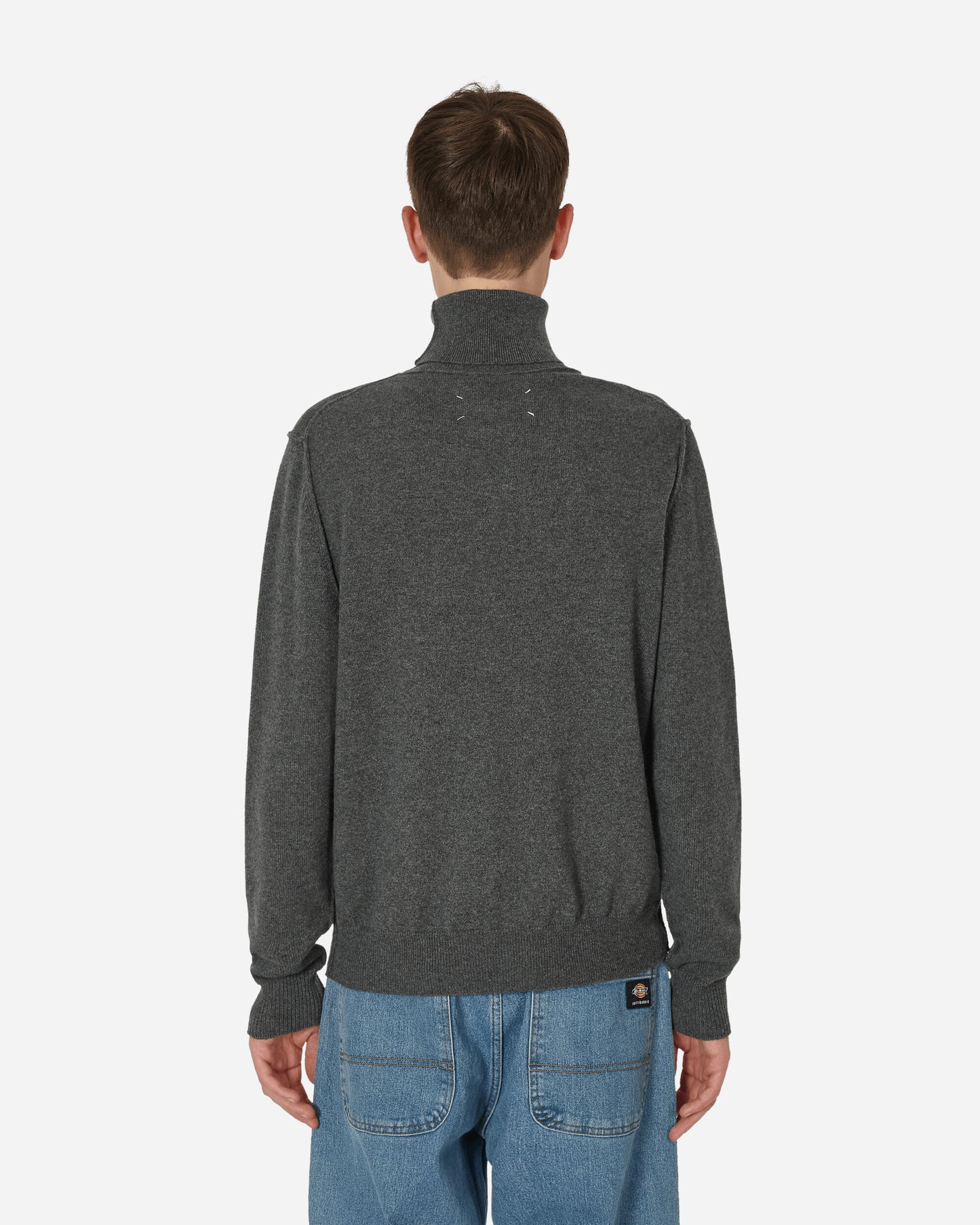 Maison Margiela Pullover Medium Grey Knitwears Turtleneck SI1HA0010 859M