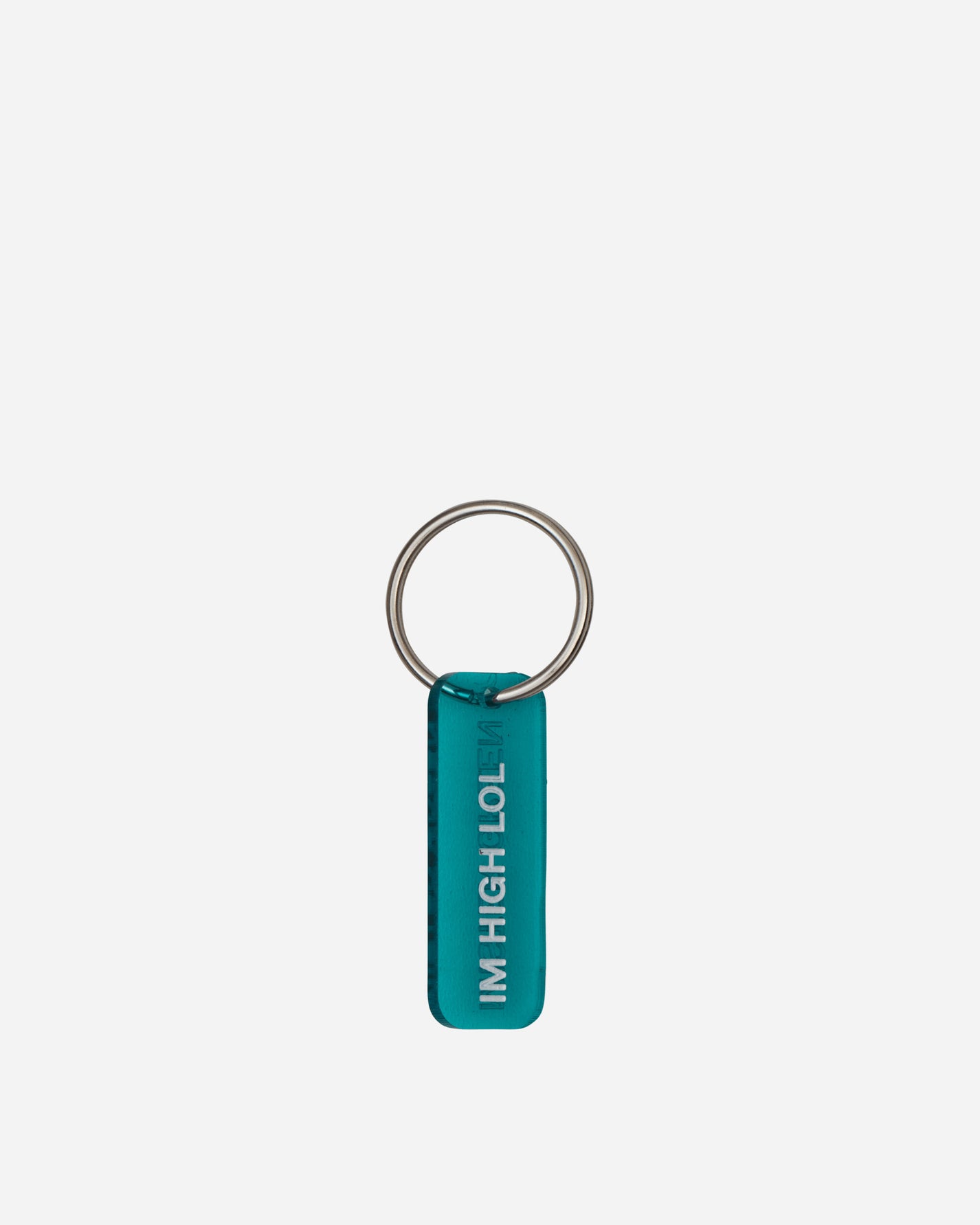 Mister Green Keychain - I'M High Lol/Mister Green Transluscent Aqua Small Accessories Keychains MG-X1464 AQA