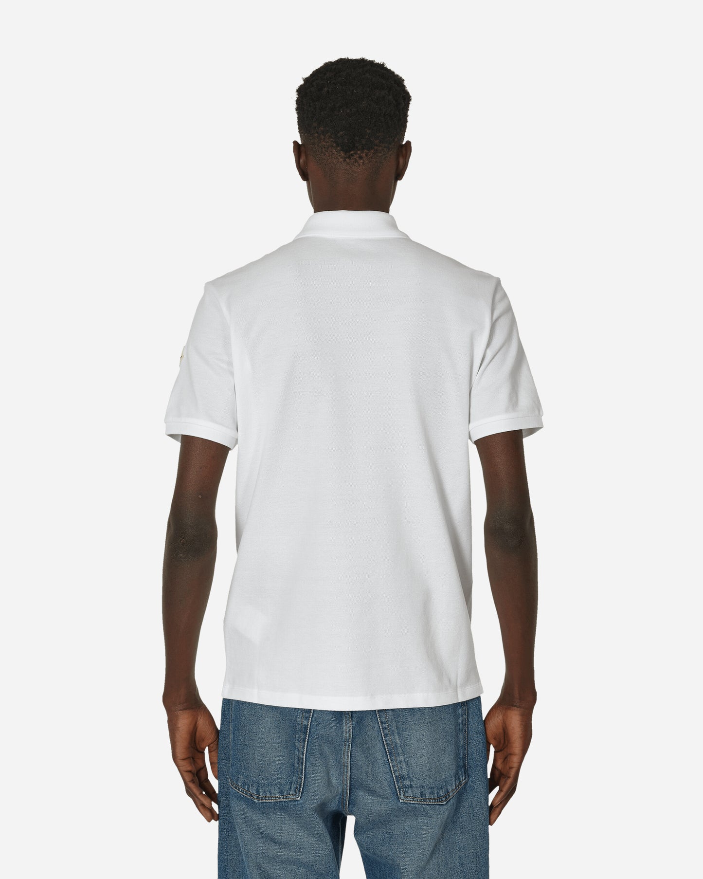 Moncler Ss Polo White T-Shirts Polo 8A0002089A16 002