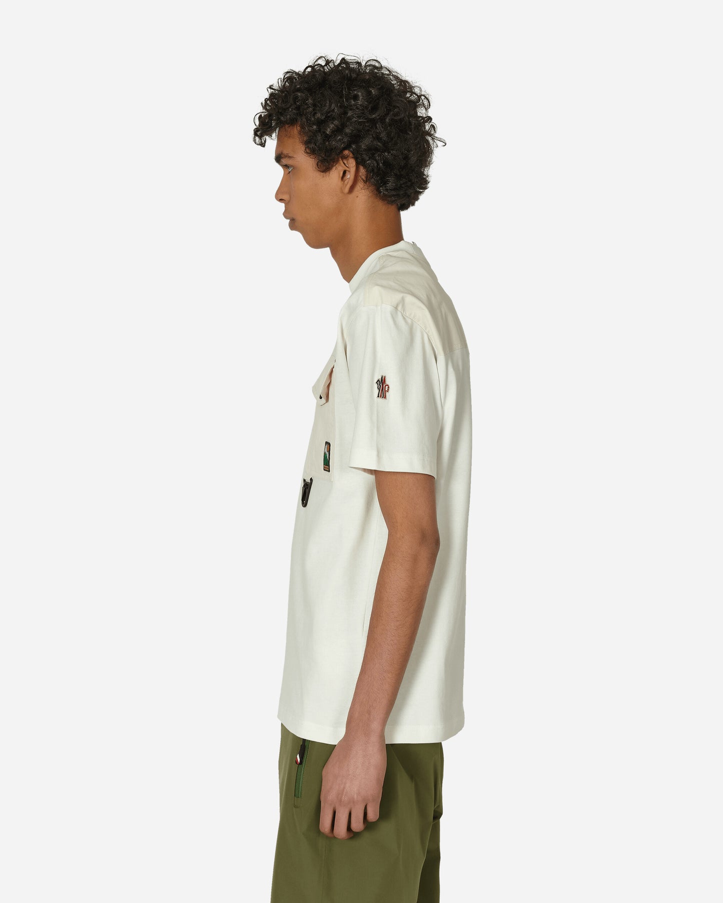 Moncler Grenoble Ss T-Shirt Day-Namic White T-Shirts Shortsleeve 8C0000183927 041