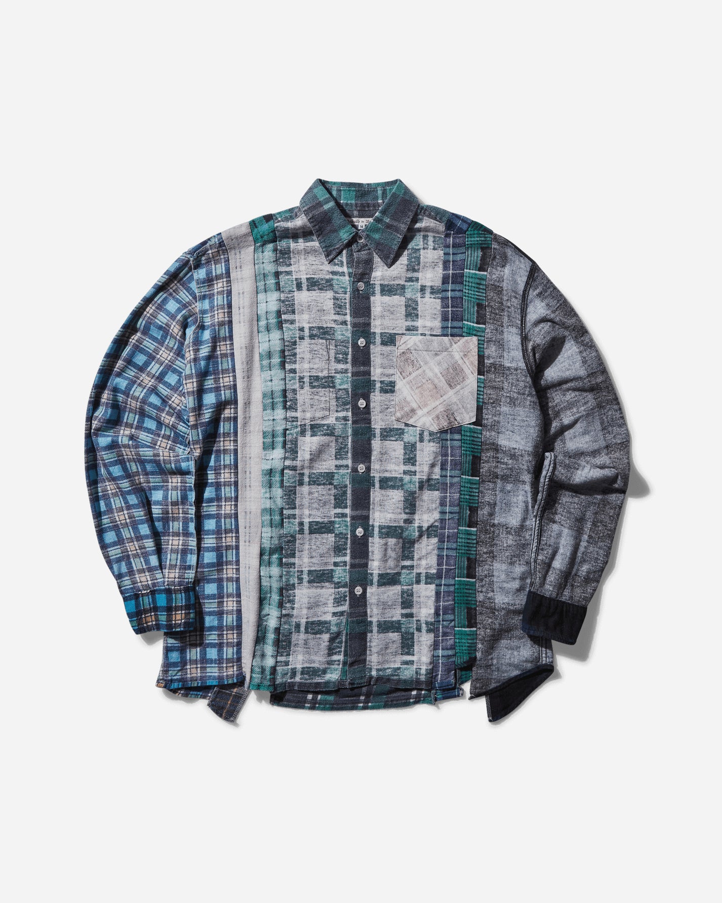 Needles I.O. Flannel Shirt -> 7 Cuts Shirt Assorted Shirts Longsleeve Shirt PU358 AS