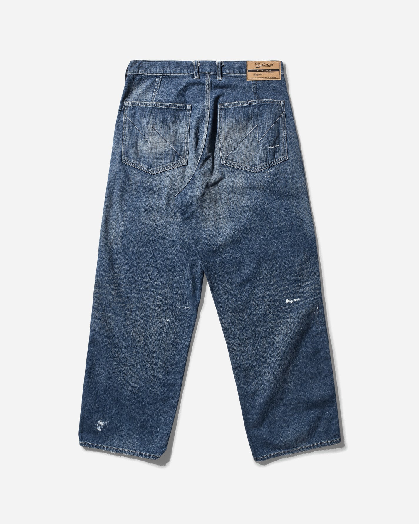 Neighborhood Washed Utility Pants Indigo Pants Casual 242SPNH-PTM04 IN