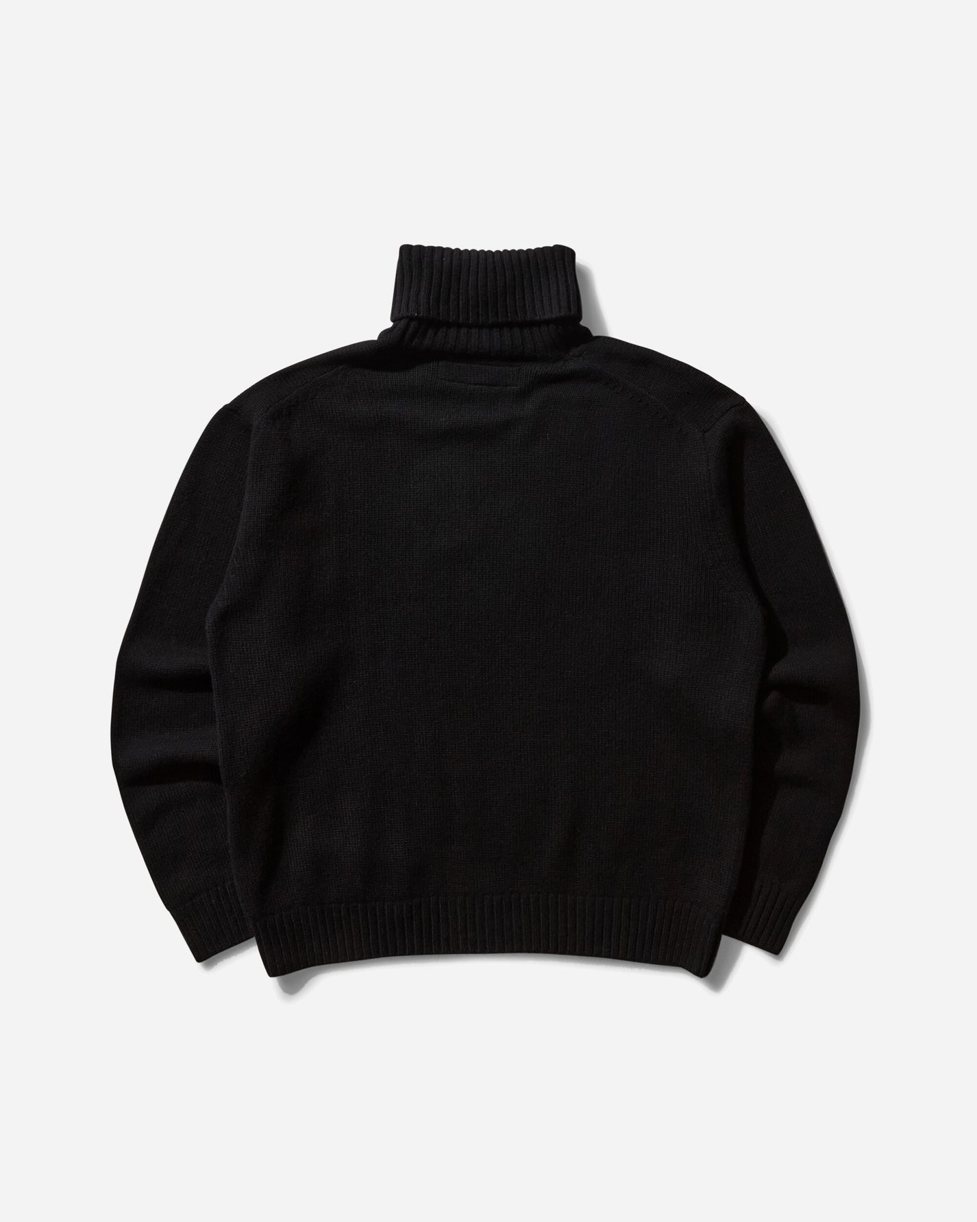 Neighborhood Turtleneck Sweater Black Sweatshirts Crewneck 242FUNH-KNM02 BK