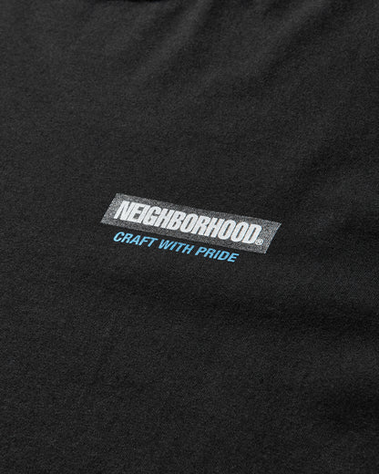 Neighborhood Nh . Tee Ls-16 Black T-Shirts Shortsleeve 242PCNH-LT16 BK