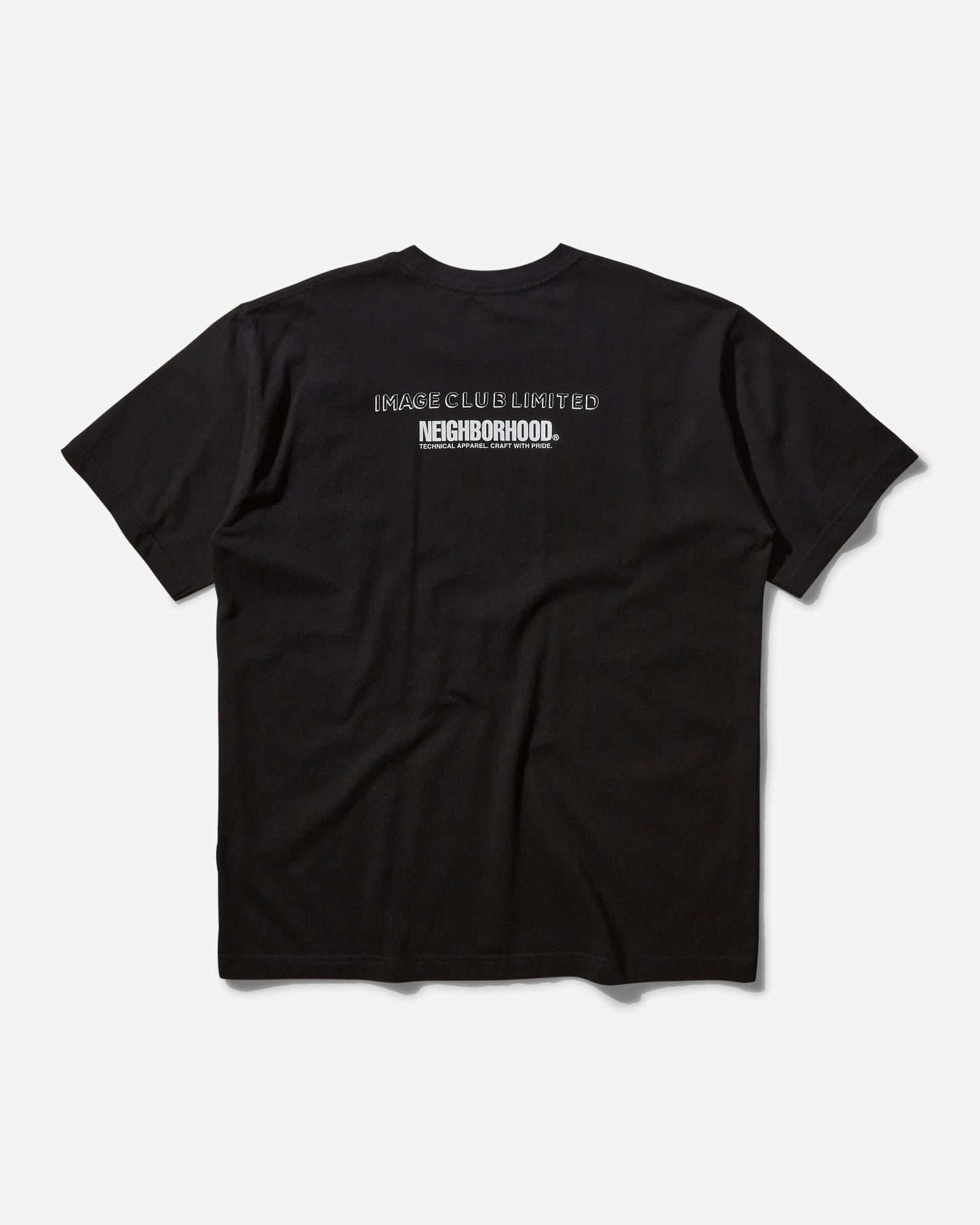 Neighborhood Nh × Imageclublimited . Tee Ss-2 Black T-Shirts Shortsleeve 241PCIXN-ST02S BLACK