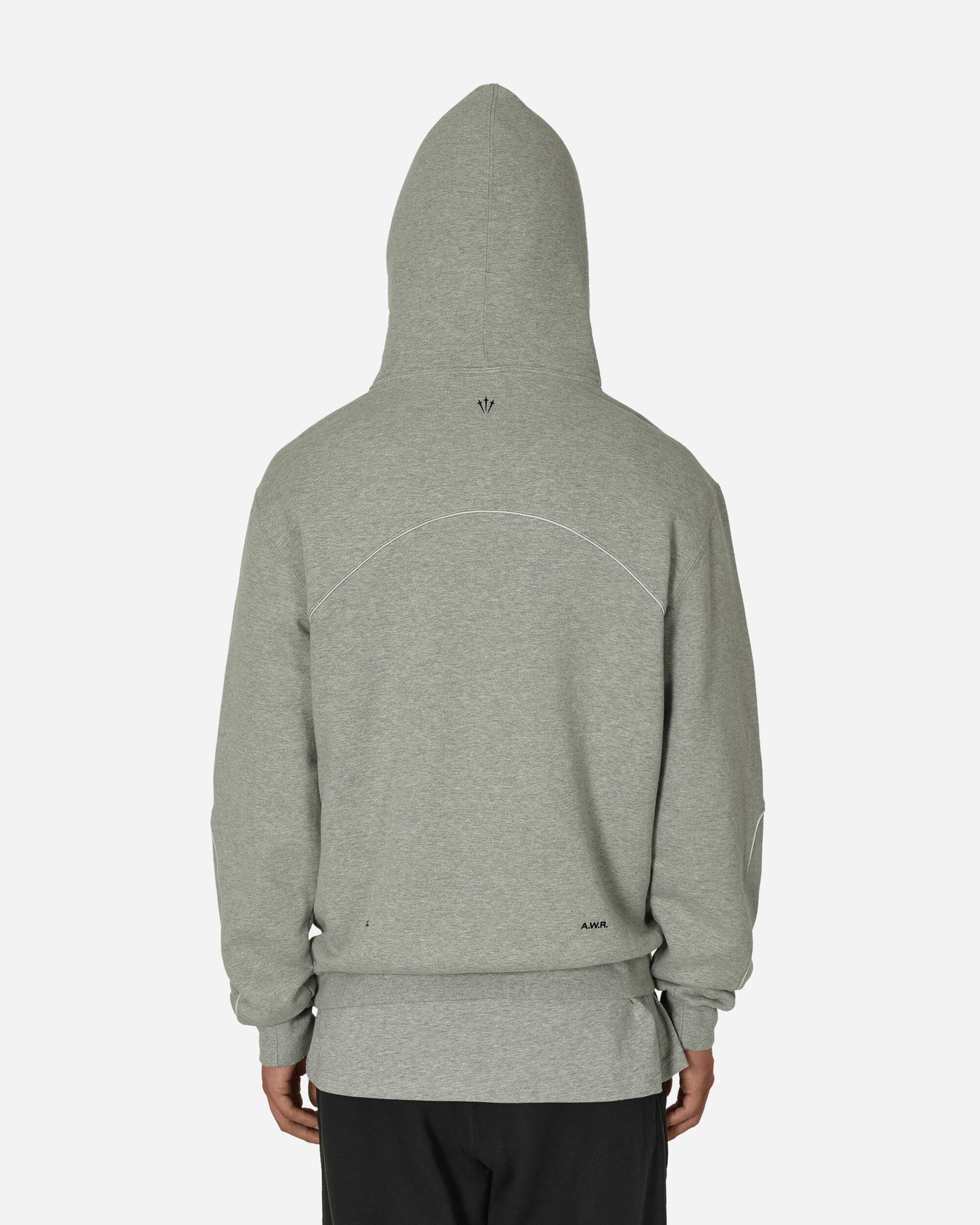 Nike M Nrg Nocta Cs Hoodie Flc Dk Grey Heather/Silver/Black Sweatshirts Hoodies FN7659-063