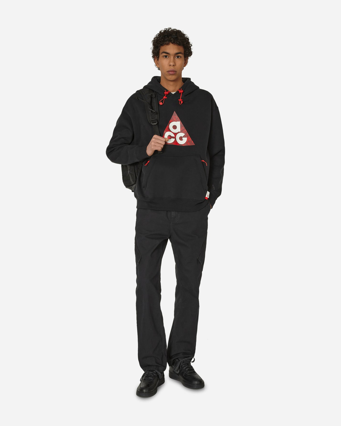 Nike M Nsw Acg Cny Hoodie Gcel Black Sweatshirts Hoodies HF2947-010