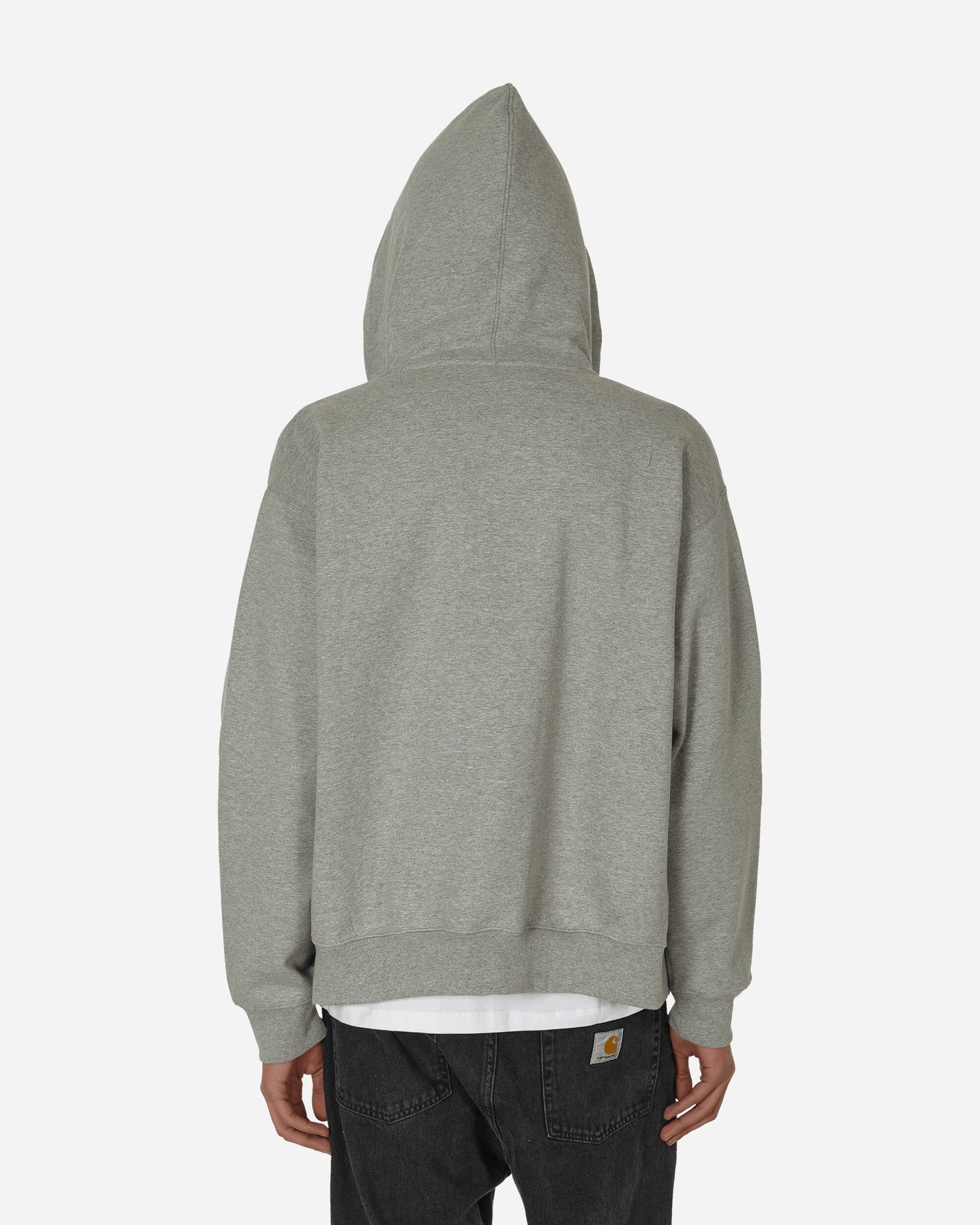 Nike M Nk Solo Swsh Hw Fz Hoodie Dk Grey Heather/White Sweatshirts Zip-Ups DR0403-063