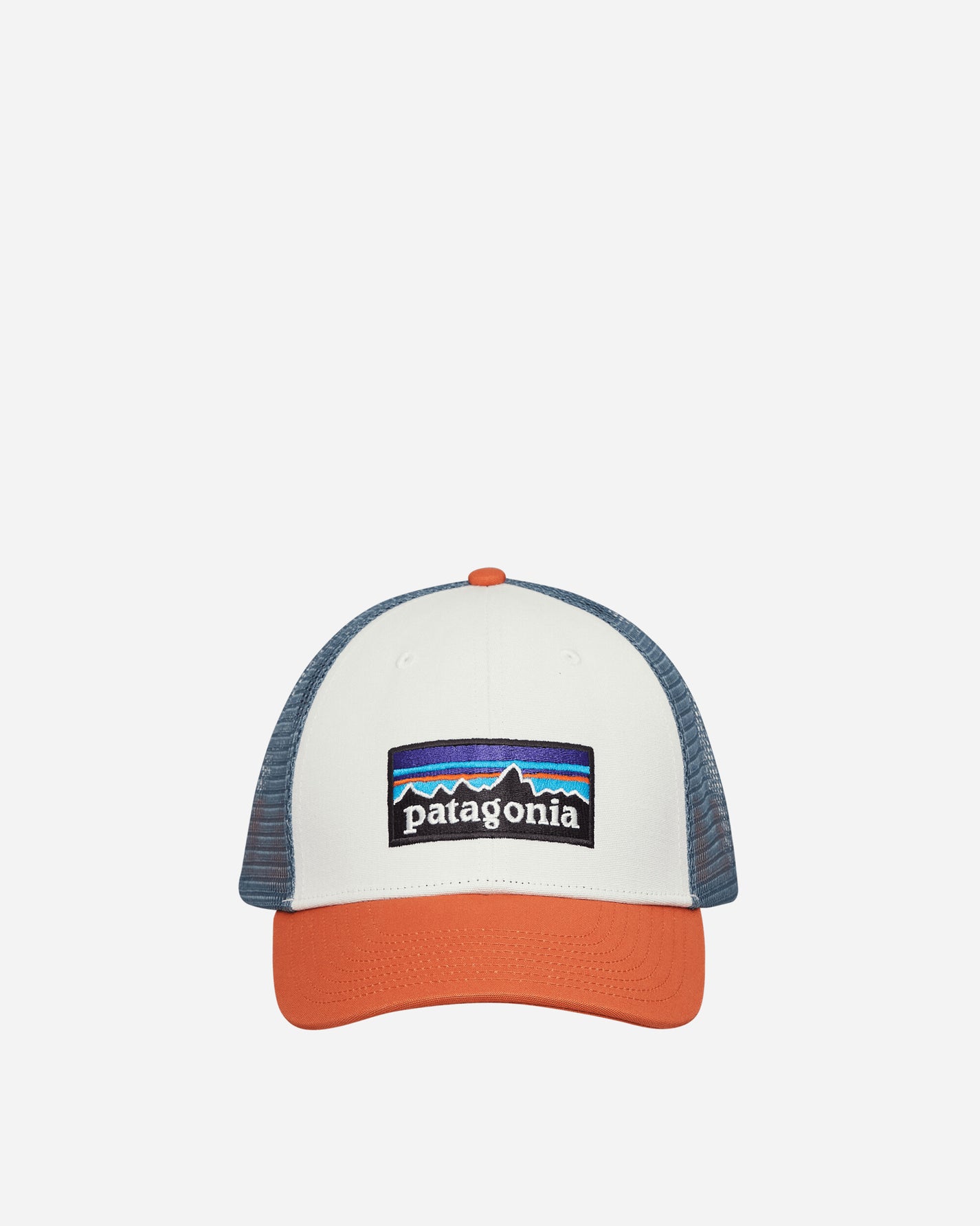 Patagonia P-6 Logo Lopro Trucker Hat White/Redtail Hats Caps 38283 WHRL