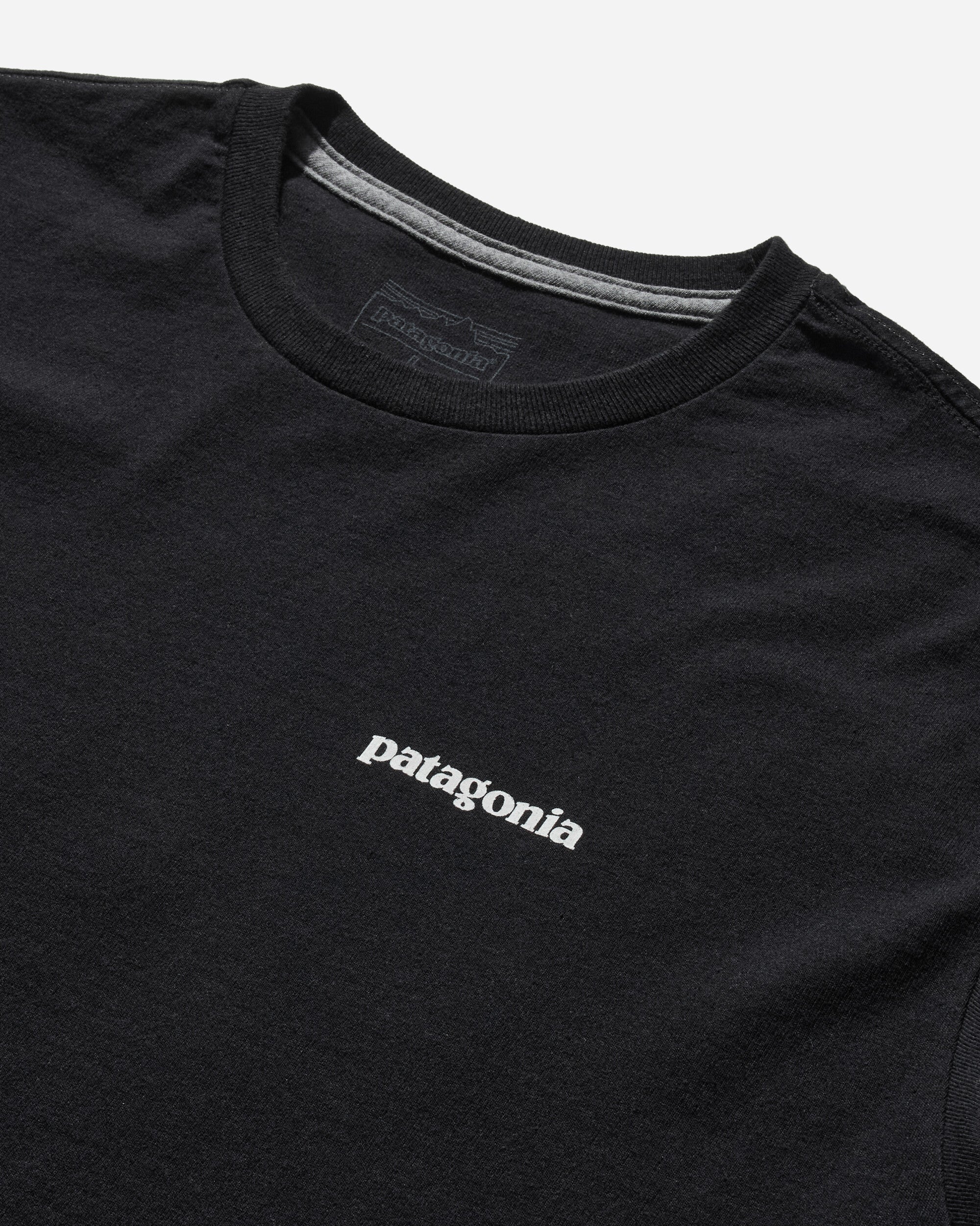 Patagonia M'S P-6 Logo Responsibili-Tee Black T-Shirts Shortsleeve 38504 BLK