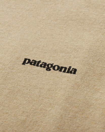 Patagonia M'S P-6 Logo Responsibili-Tee Beeswax Tan T-Shirts Shortsleeve 38504 BWX