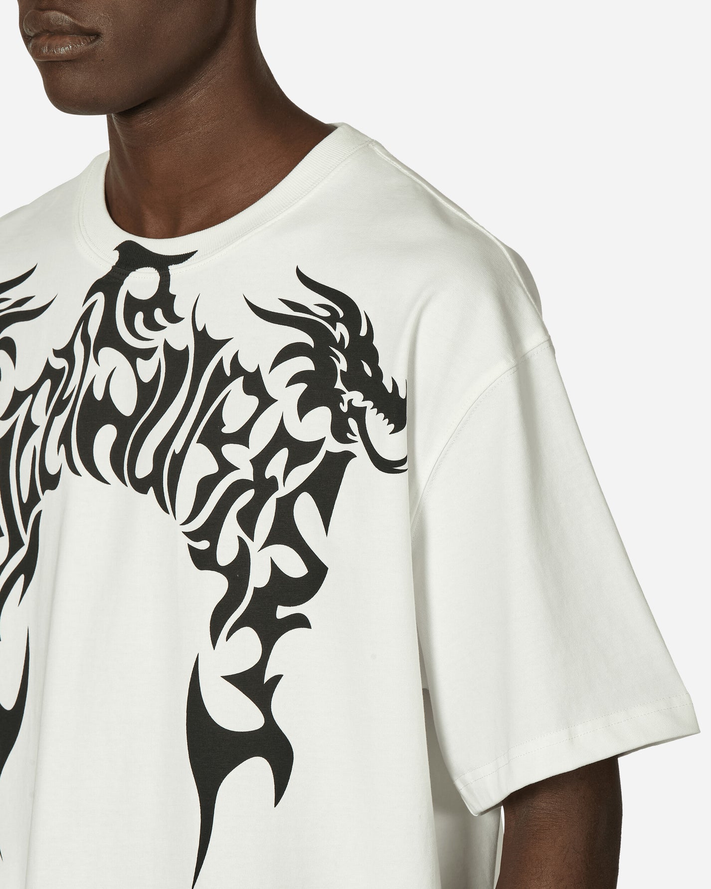 Pleasures Dragon Heavyweight Shirt White T-Shirts Shortsleeve P24SU015 WHITE