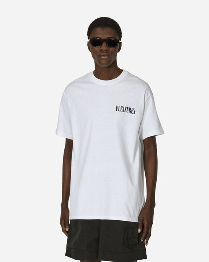 Pleasures Vertical T-Shirt White T-Shirts Shortsleeve 9505038 WHITE