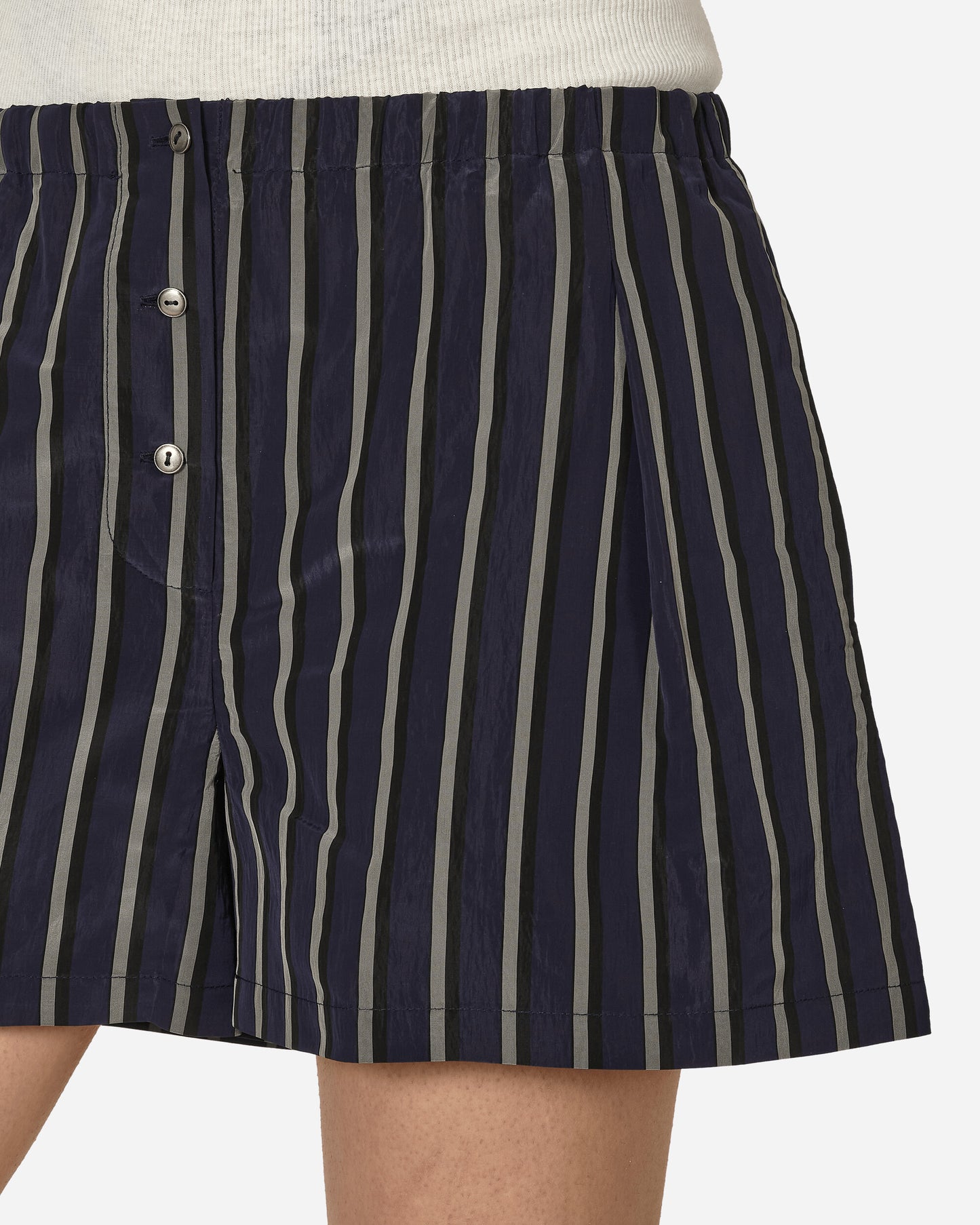 Priscavera Wmns Boxer Shorts Navy Stripe Shorts Short 005094-174 NS