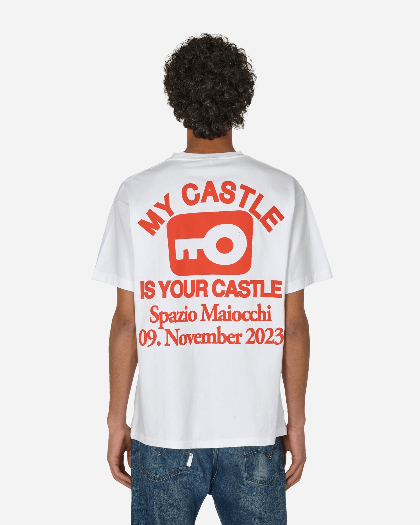 Public Possession Public Possession X Slamjam "My Castle" T-Shirt White T-Shirts Shortsleeve PSSJCASTLETEE 1