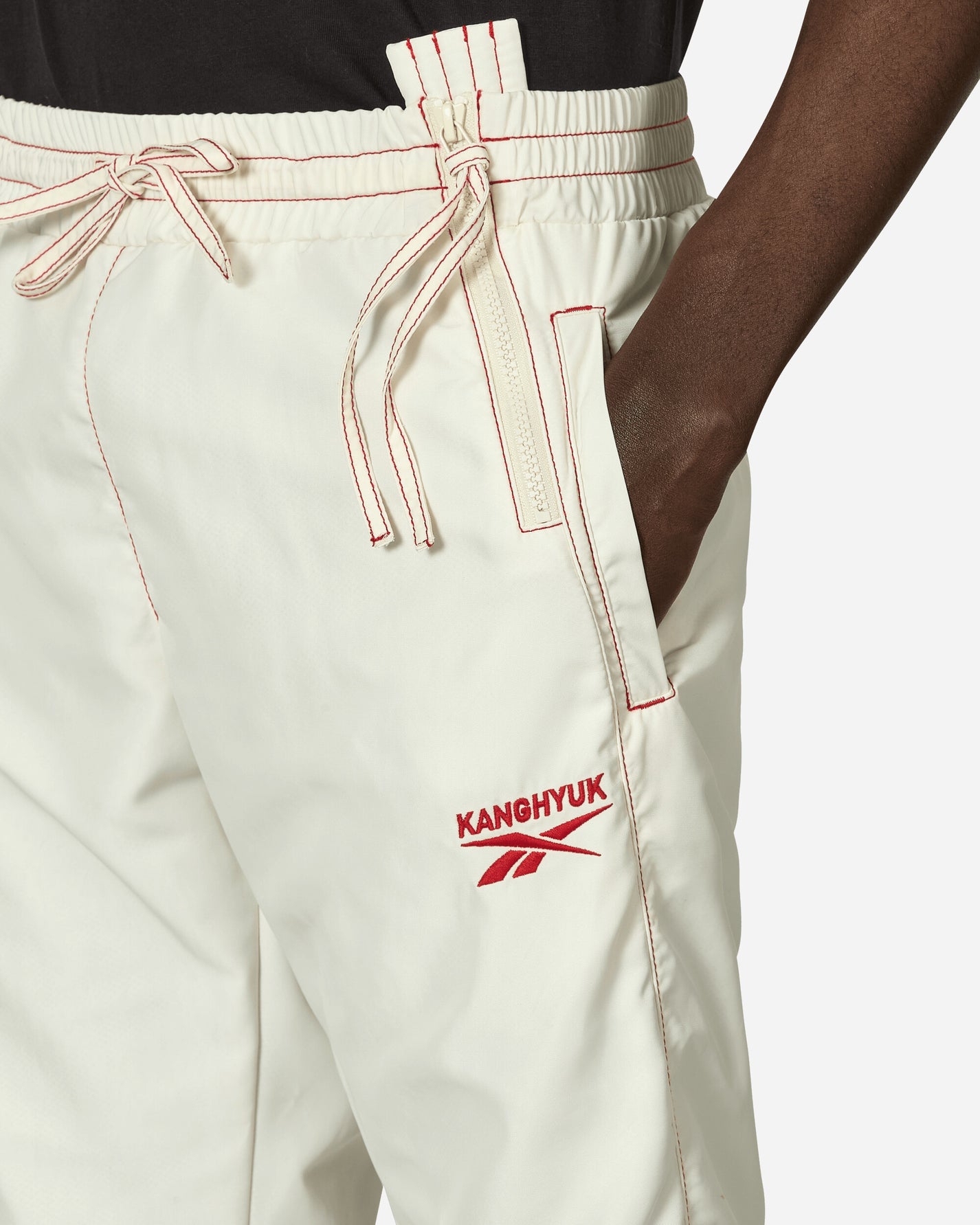 Reebok Reebok X Kanghuyk Track Pants White/Red Pants Track Pants RMCJ008C99FAB0010300 