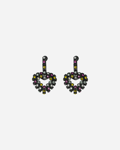 Roussey Wmns Tiny Crush Earrings Exclusive Multi Black Exclu Jewellery Earrings F23E09 1