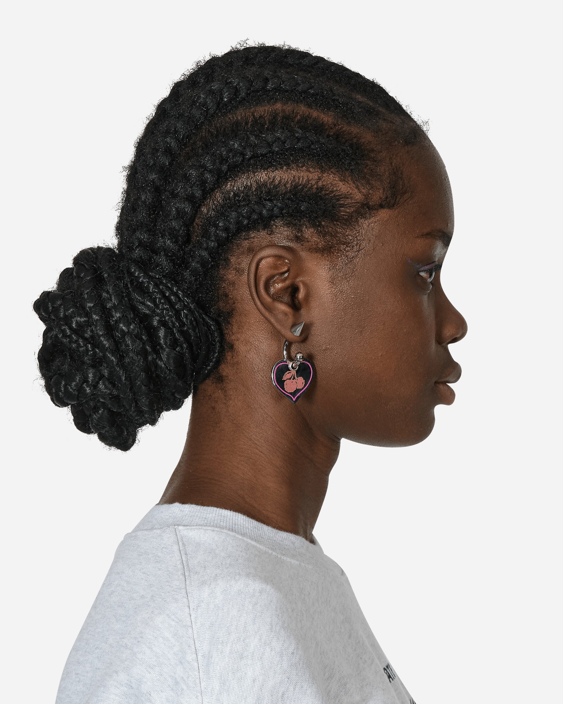 Safsafu Wmns Cherry Bomb Earring Silver/Red Jewellery Earrings 1-24-E5 SR